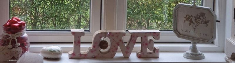 Ord dekorasjon LOVE